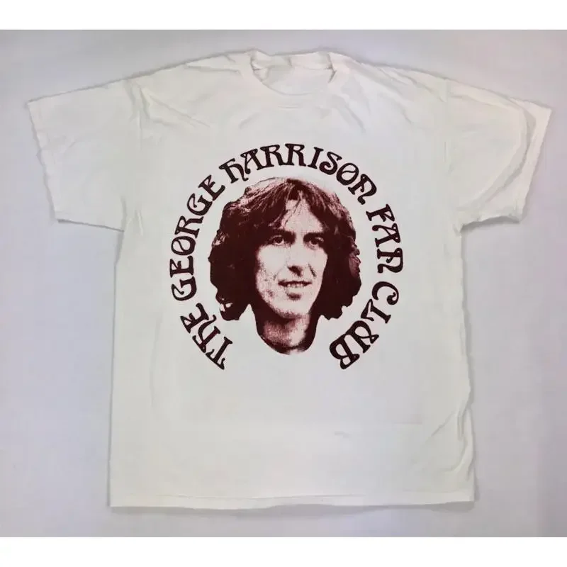 VTG George Harrison White All Size GifT T Shirt
