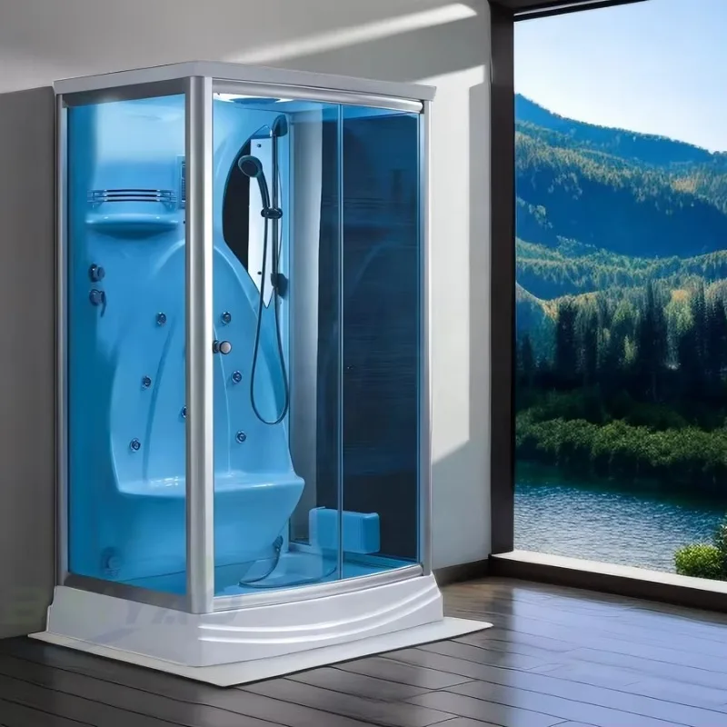 Customization Luxury Custom Bathroom 1-2 Person Shower Cabin Indoor Spa Bathtub Steam Shower Room With Sauna