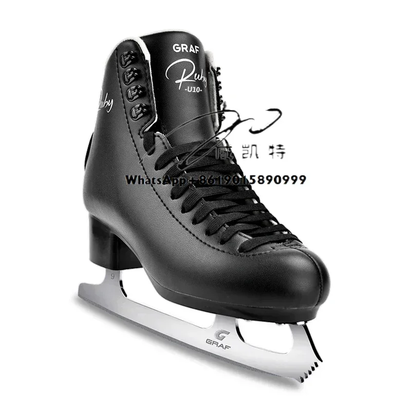 U10 series adult and children's figure ice skating shoes made of waterproof synthetic leather