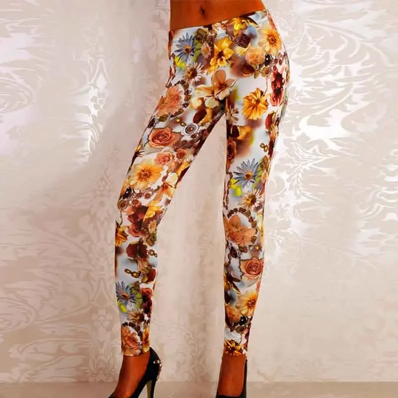 2021 New Beautiful Paisley Print Women Fitness Pants High Quaility High Waist Plus Size Comfortable Elastic Leggings