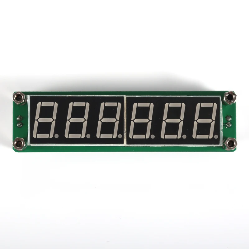 Red/Blue/Green PLJ-6LED-A LED Digital Display 6-Digit 0.1MHz-65MHz Digital RF Frequency Meter Counter Tester