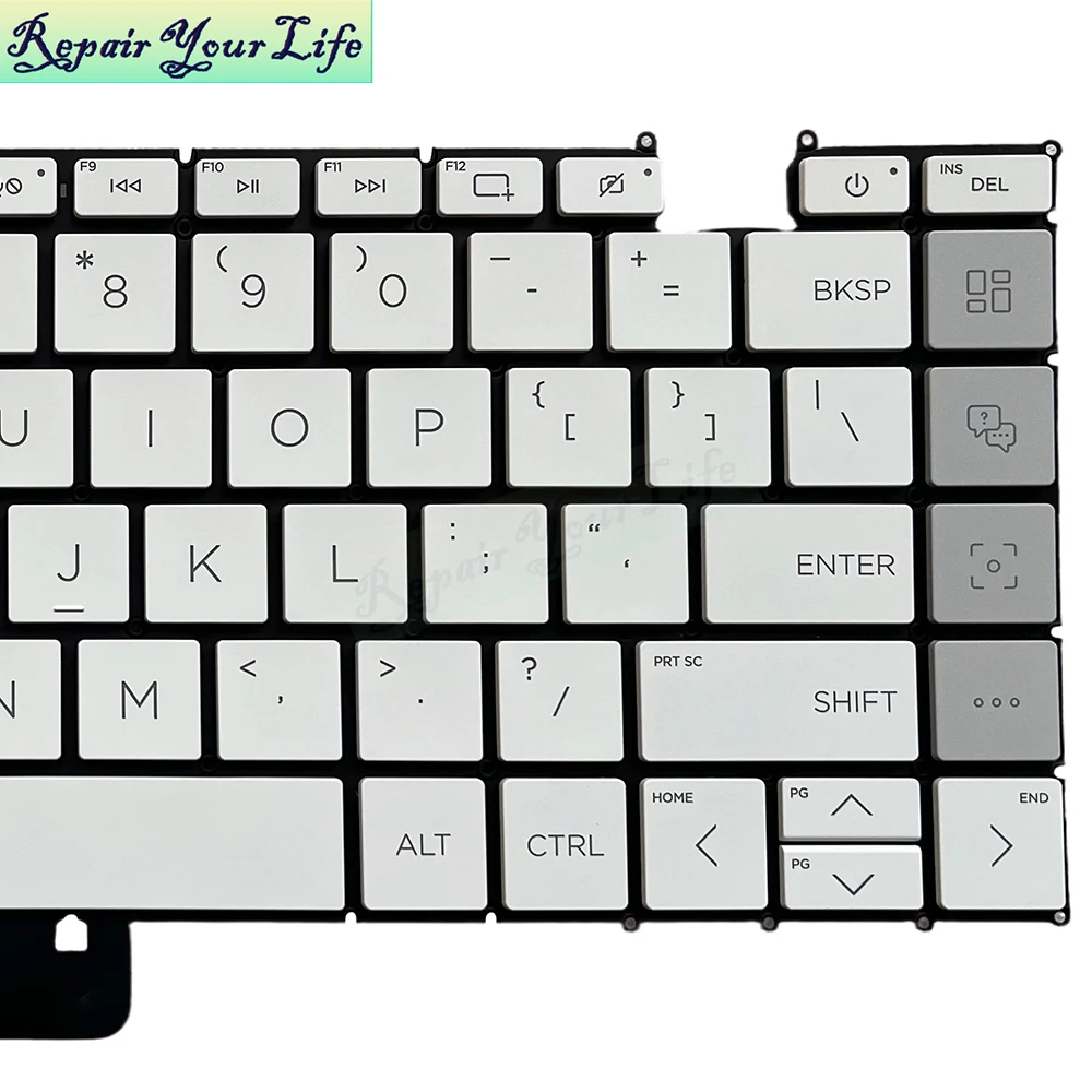 US English RGB Backlit Keyboard For HP Dragonfly Pro 2023 Colorful
