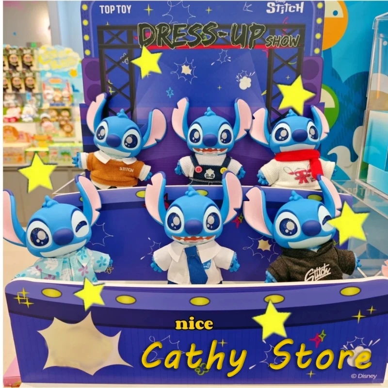 

In Stock New Stitch Dress Up Show Series Blind Box Mystery Box Anime Figure Cute Doll Trendy Toy Desktop Decoration Pendant Gift