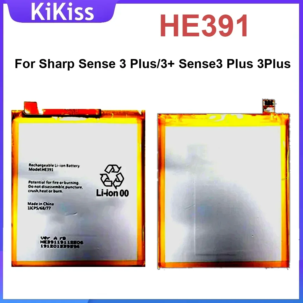 

Mobile Phone Battery High Capacity Replacement For Sharp Sense 3 Plus/3+ Sense3 Plus 3Plus HE391
