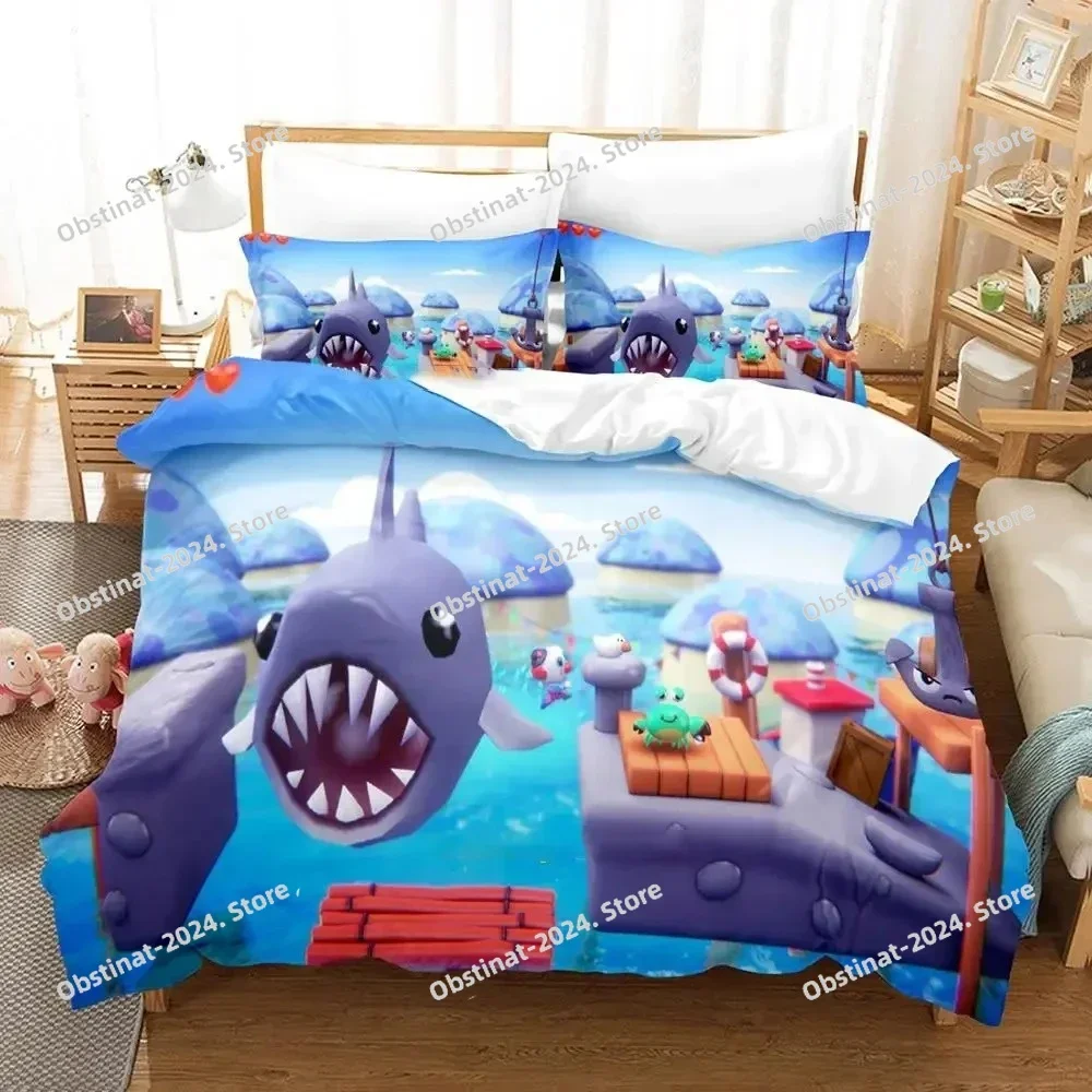 3D Cartoon Game Ayo the Clown Bedding Set Duvet Cover Full Queen King Size Pillowcase Bed Printed Aldult Kid Bedroom Single Twin