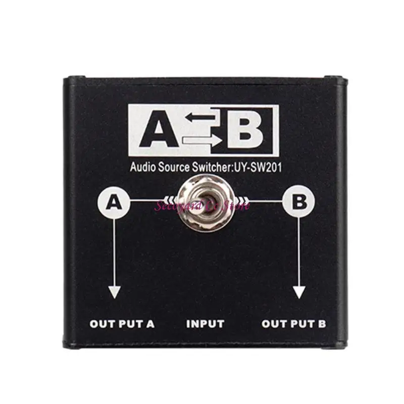 N3UC Multiple Source Sound Switcher 3.5mm Metal Switching Box For Speakers Headphones Studio Applications