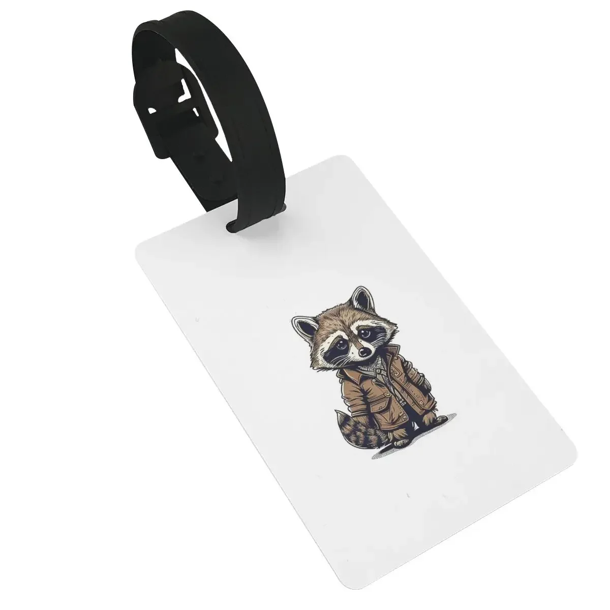 

Little Raccoon Buddy Panda Luggage Tags Suitcase Travel PVC Fashion Baggage Boarding Tag Portable Label Holder ID Name Address