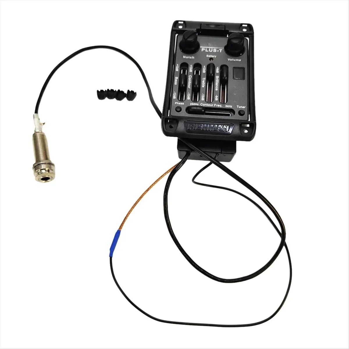 Acoustic Guitar EQ Equalizer with Tuner Soft Piezo Fit for Prefix Plus-T Onboard Preamp Matrix Pickups Accessories