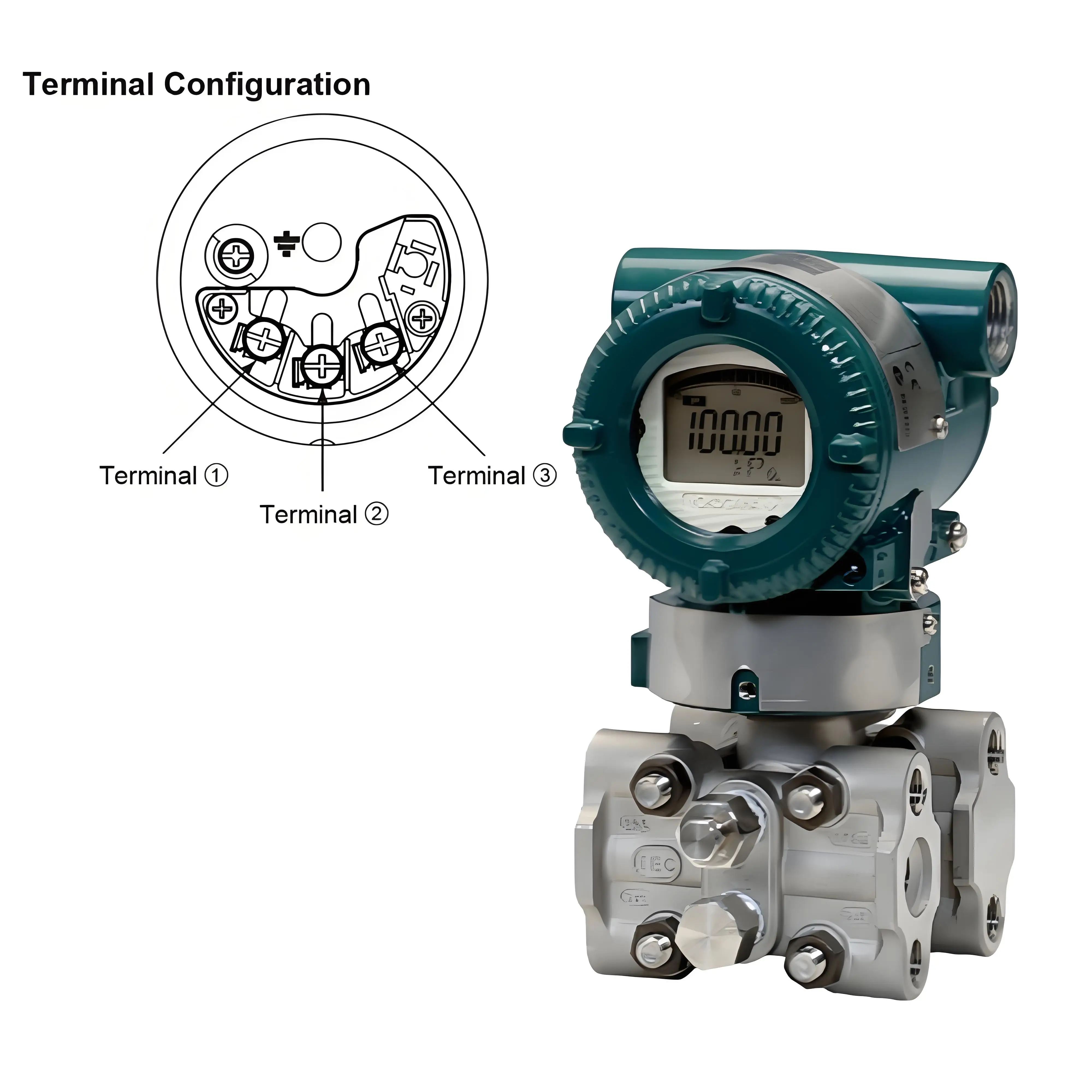 4-20mA High-Accuracy DP Transmitter EJX110A Industrial Differential Pressure Transmitter with LCD Display