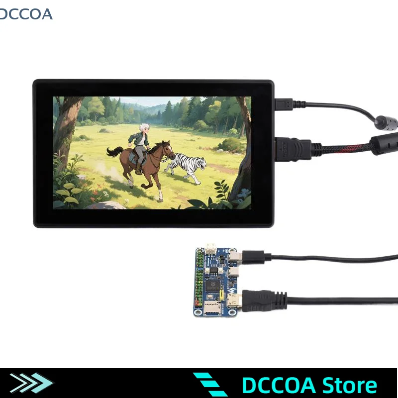 Placa de desenvolvimento RP2350-PiZero Raspberry Pi Pico 2 Base em RP2350B 16M Flash DVI PIO-USB Interface Microcontrolador