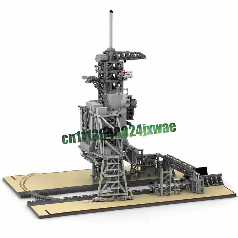 14772Parts MOC Space Launch Complex Shuttle Model Custom Puzzle Architecture Diy Assembly Educational Creative Toy Popular Gift