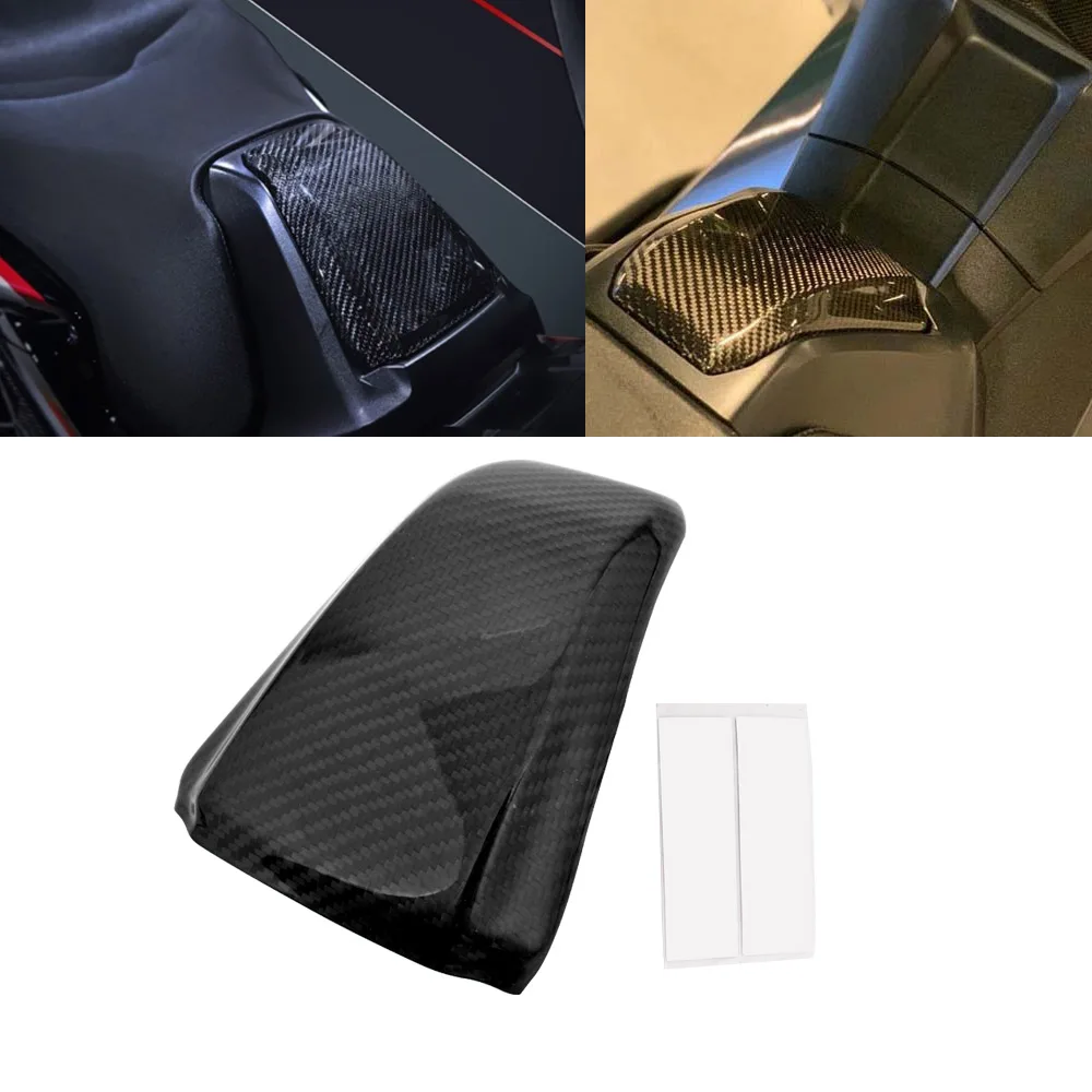 Motorcycle Accessory 1Pcs Front Fuel Tank Lid Cover Carbon Fiber Black Fit For Honda X-ADV 750 2017 2018 2019 2020