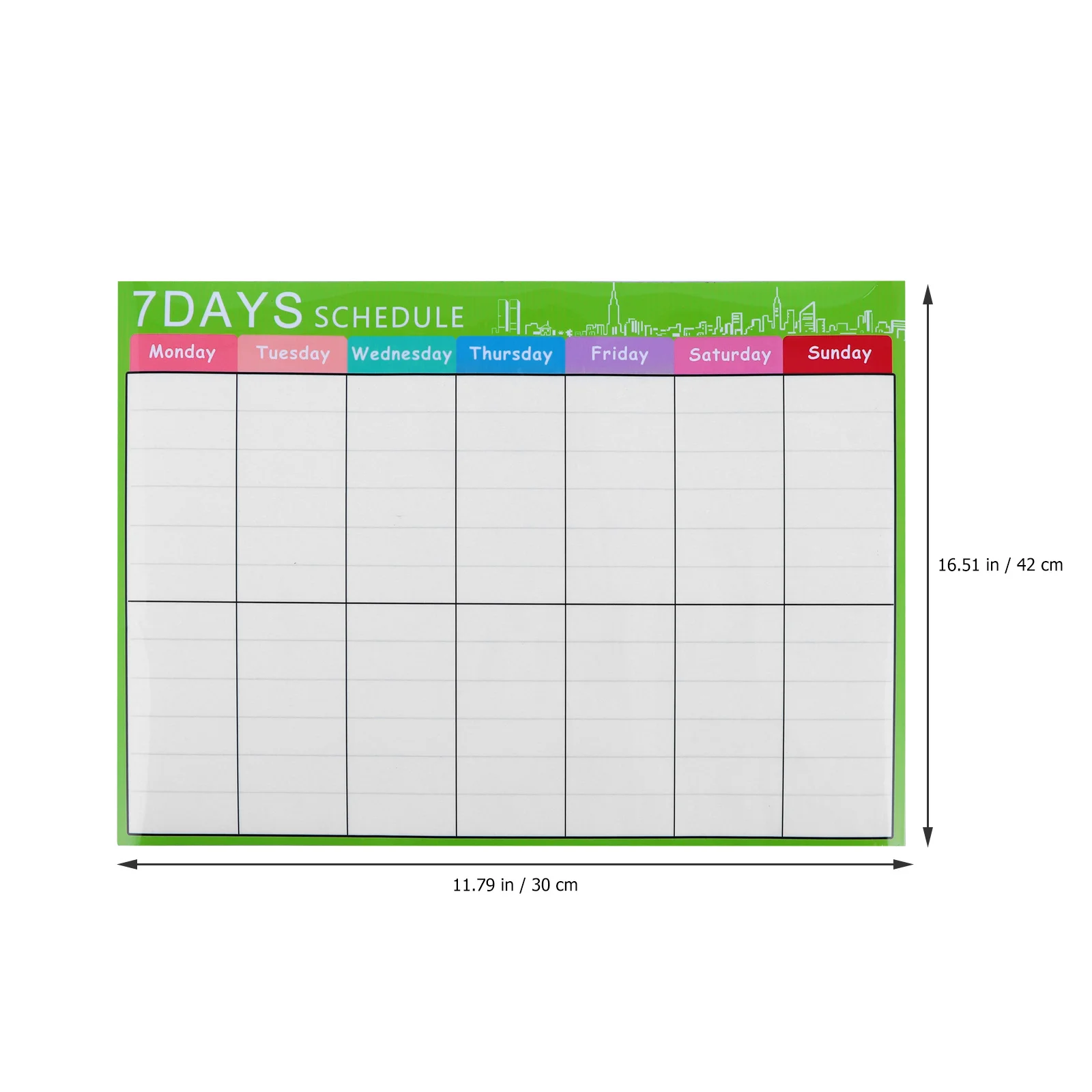 

Magnetic Monthly Planner Whiteboard Erasable Dry Erase Surface Ample Note Space To-Do Lists Reminders Schedule Sticker Fridge
