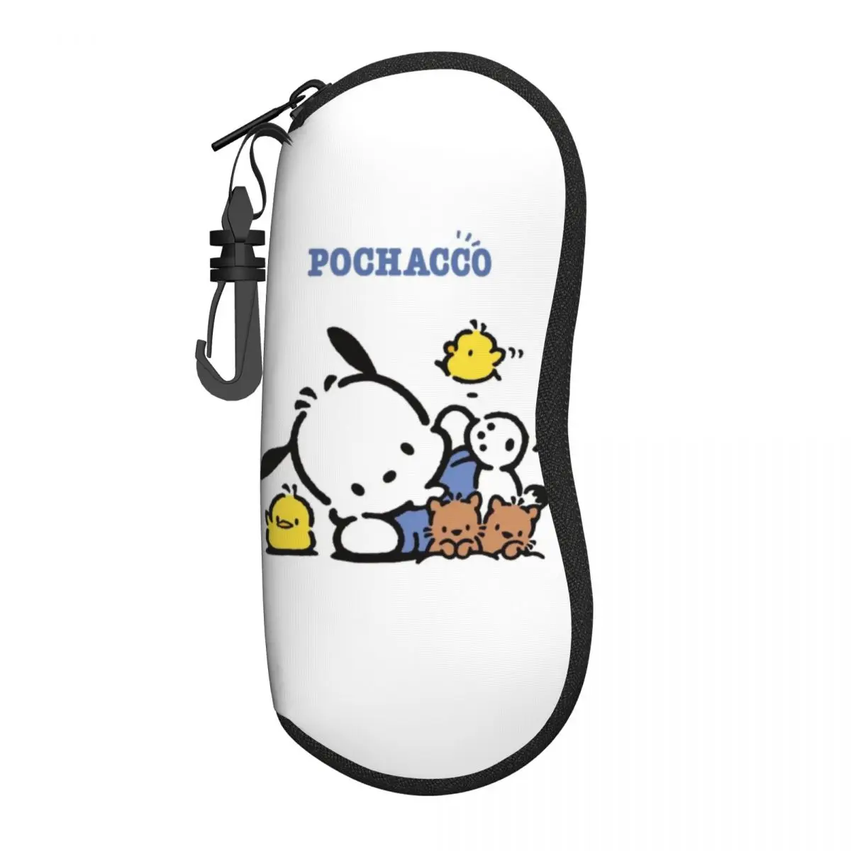 

Custom Pochacco Shell Eyeglasses Case Men Women Cute Glasses Case Sunglasses Box Pouch