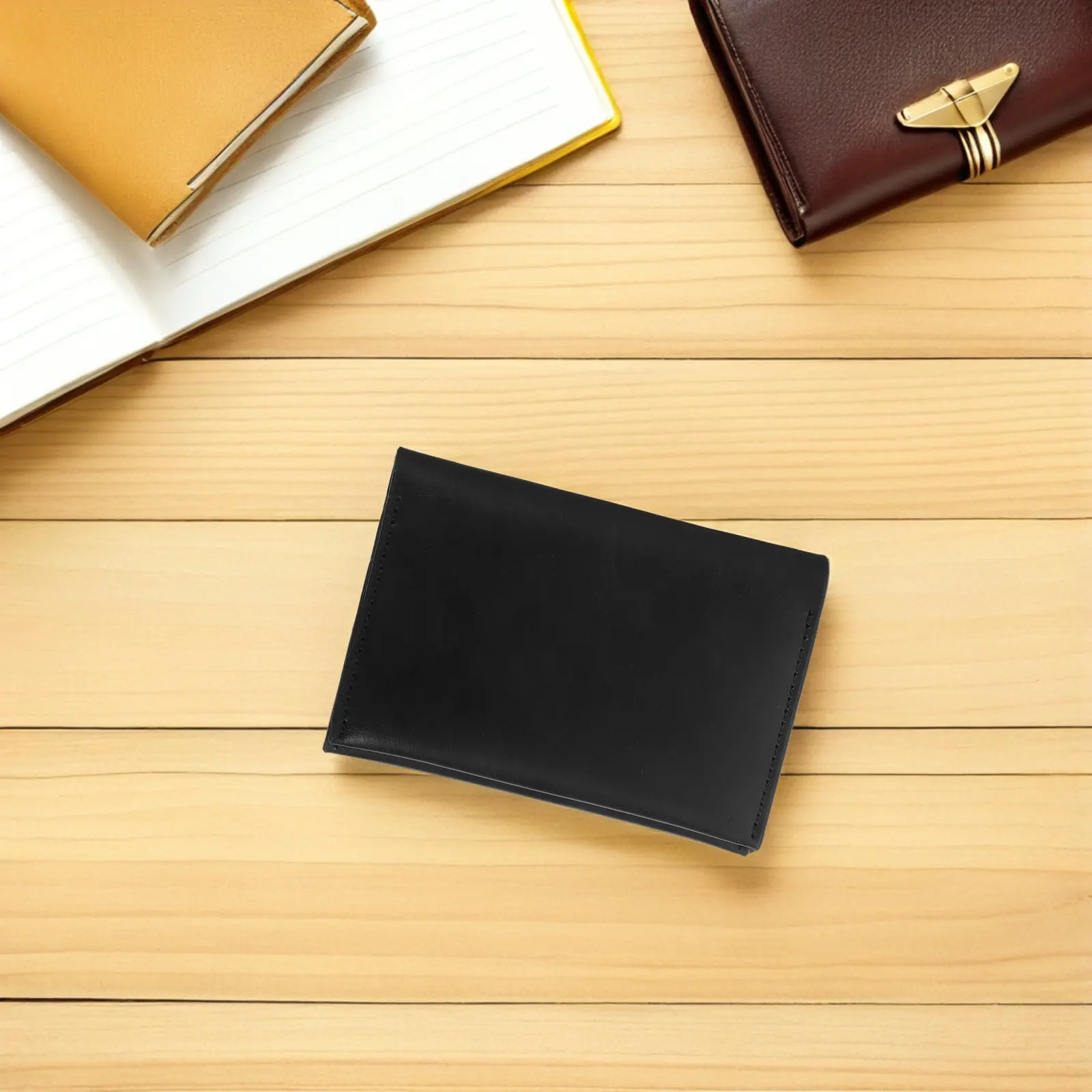 Men Card Wallet Business Card Holder Slim Multi Slots Compact Minimalist Pocket Organizer for Business Travel Meetings