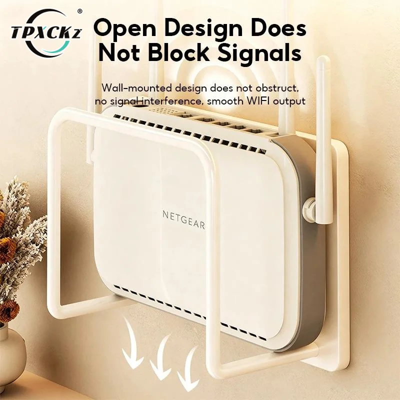 SL Wall-Mounted Router Bracket/Shelf Suitable For Wi-Fi Routers And Set-top Boxes Features Cable Management