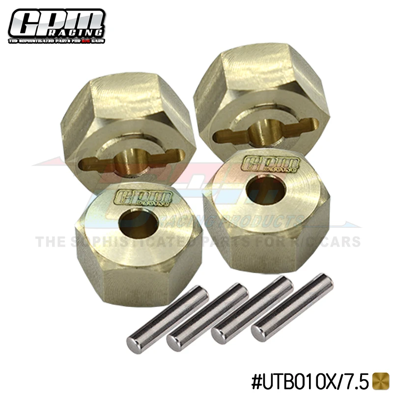 

GPM Brass Hex Adapters (12X7.5mm) For AXIAL 1/18 UTB18 Capra Unlimited Trail