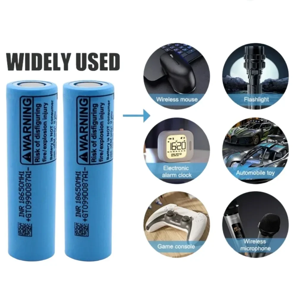 18650 MH1 3.7 V, 3200 mAh rechargeable lithium battery