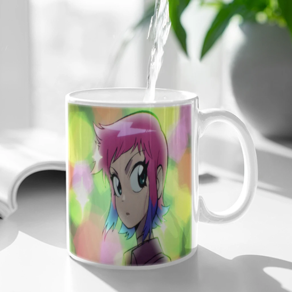 Anime Scott Pilgrim 11oz Afternoon Tea Mug Multifunctional Ceramic Coffee Mug Porcelain Coffee Cup Drinking Cup