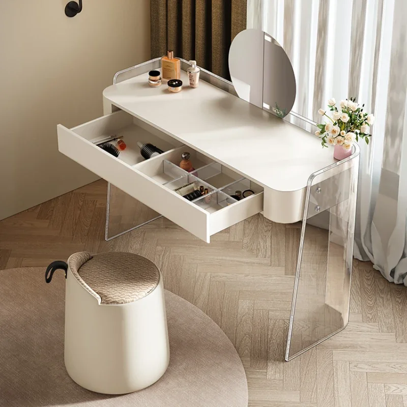 Professional Storage Cabinet Vanity Dresser Women Nordic Makeup Desk Dressing Table Luxury Modern Tocador Maquillaje Furniture image 3