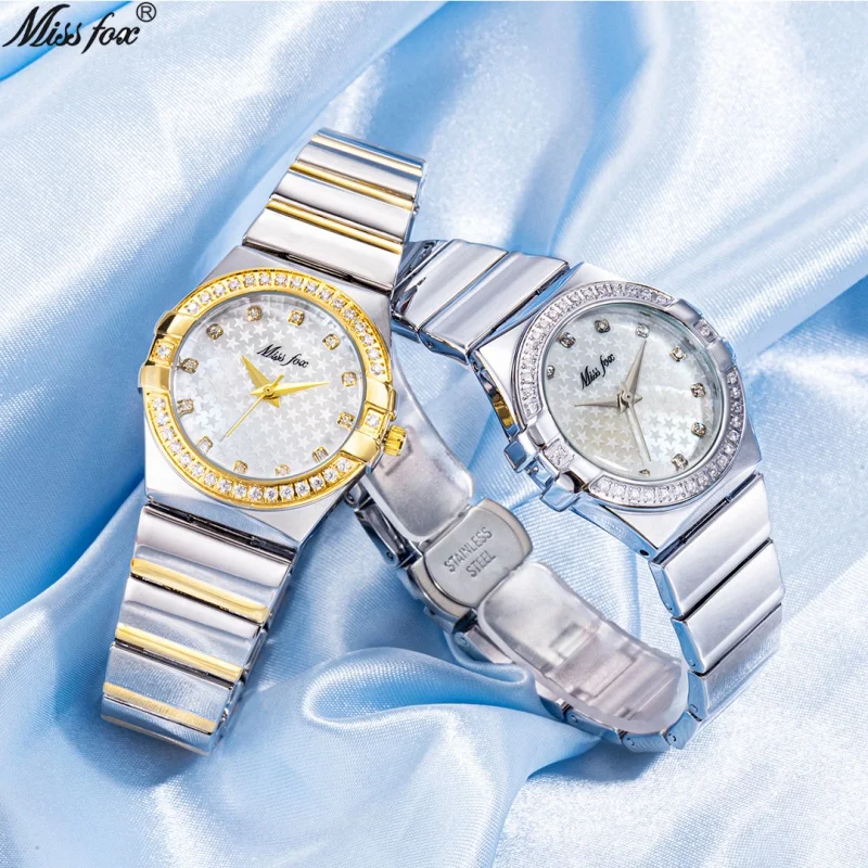 Official brand of free shippingBrand Quartz Korean Diamond Fashion Casual All-Matching FashionExquisite women's watch