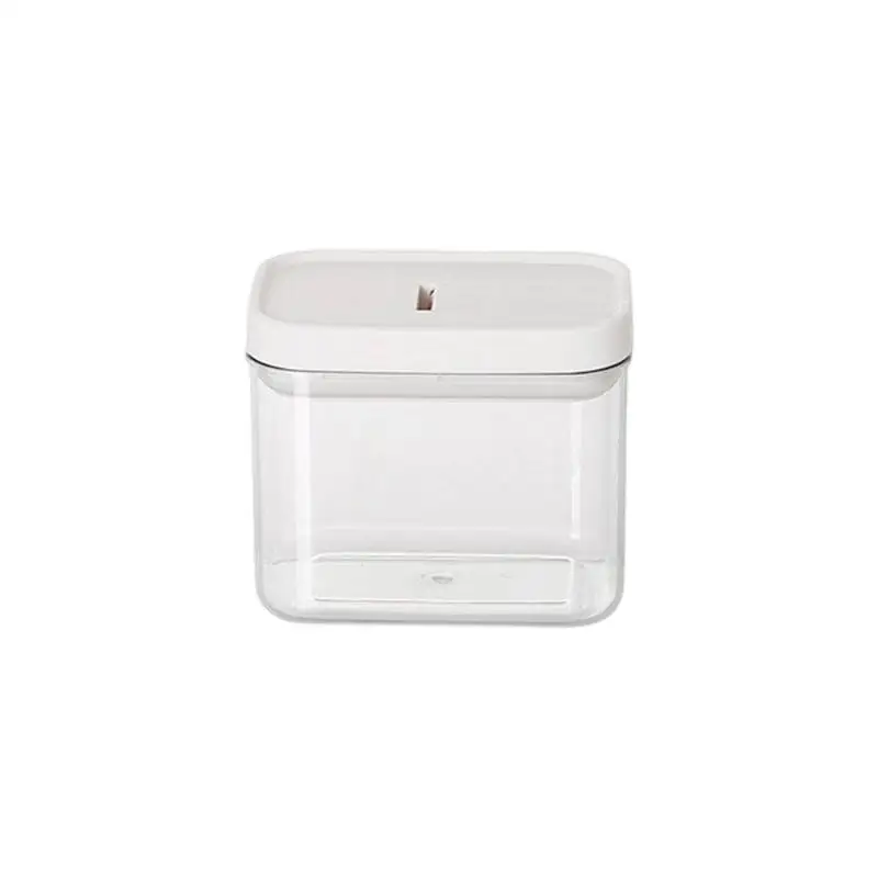 G6KF Stackable Clear Plastic Container for Dry Goods Sealed Pantries Organiser With Secure Locking Lid Design