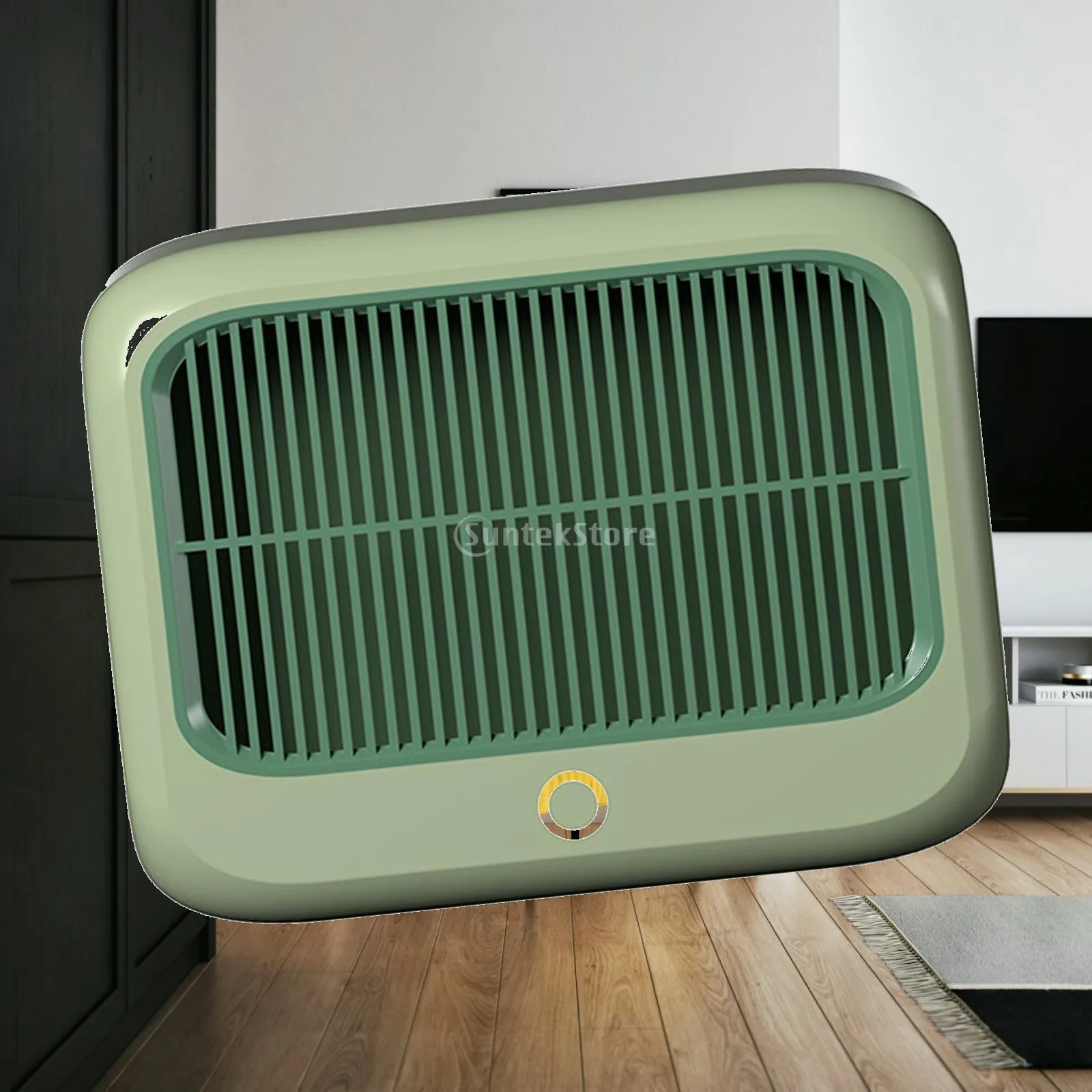 Quiet Space Heater for Desk Portable PTC Ceramic Fan Heater 1200W Electric Warmer with Auto Shut Off Overheat Protection for