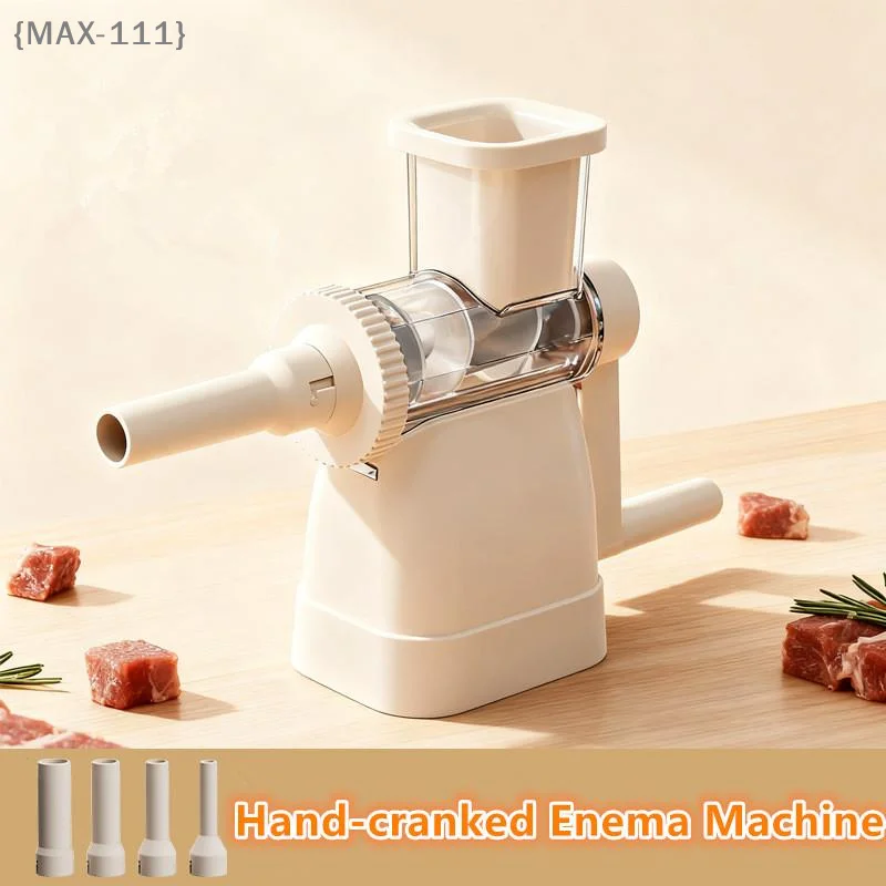 【F2-MAX111】Manual Sausage Stuffing Machine - Homemade Sausage Stuffer Syringe Gadget Meat Injector Tool for Kitchen