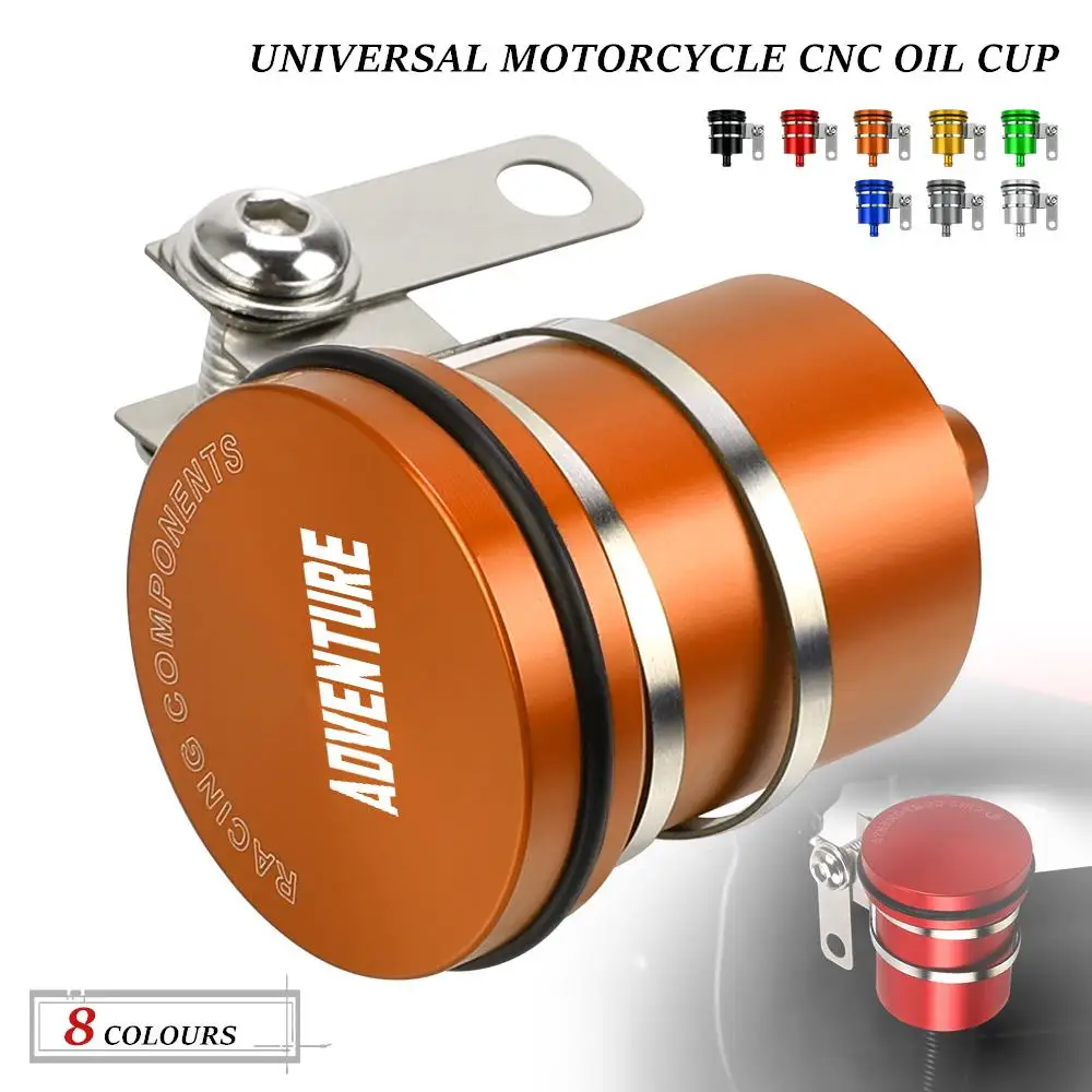 

CNC Aluminum Motorcycle Master Cylinder Brake Rear Fluid Reservoir Tank Oil Cup FOR 1190 SupeR AdventuRe 1290/640 LC4 Supermoto