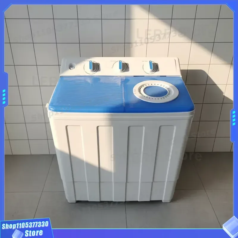 6kg Portable Front Load Washing Machine Semi Automatic Electric Washer Dryer Combo Plastic Household Appliance for Home Use