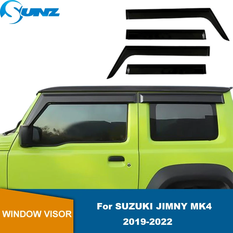 

Side Window Deflector For Suzuki Jimny MK4 JB64W-JB74W 2019 2020 2021 2022 Car Window Visor Rain Guard Window ShieldAwning Trim