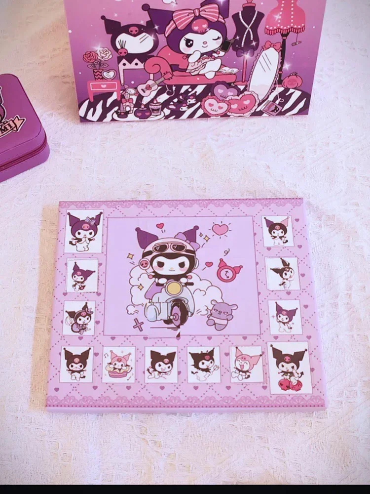 Caja sorpresa Kawaii Sanrio, pulsera Kuromi, joyero, pulsera, juguete para niños, caja misteriosa, regalos de regalo, 24 Uds.