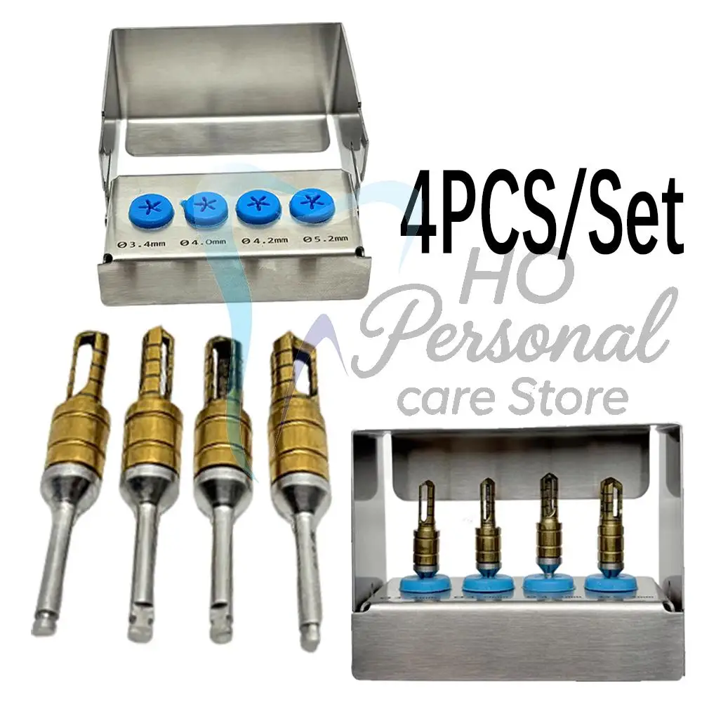 Oral Implant Surgical Instruments, Self Grinding Dental Burs with Bone Collector for Bone Grafting & Tooth Surgery