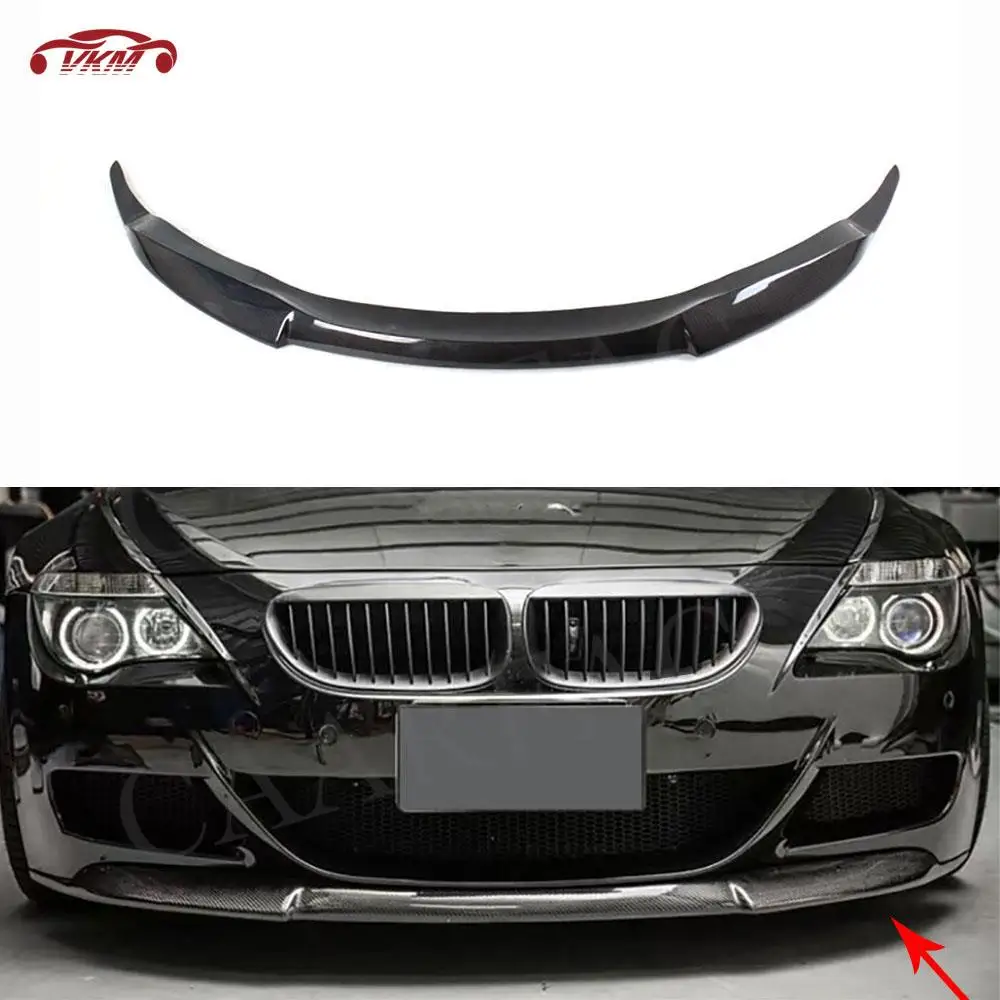 

Carbon Fiber Front Bumper Lip for BMW 6 Series E63 E64 M6 2006-2010 Head Bumper Chin Lip Spoiler Aprons FRP Car Styling