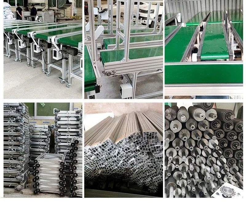 HLZ Small Conveyor Belt, Turning and Climbing Assembly Line Conveyor