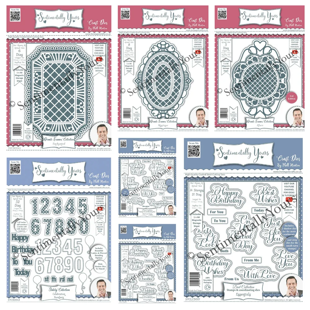 

2026 New A5 Heartwarming A5 A6 Set Exclusive Metal Cutting Dies Stately Celebration Numbers - A4 Die Scrapbooking Diary Card DIY