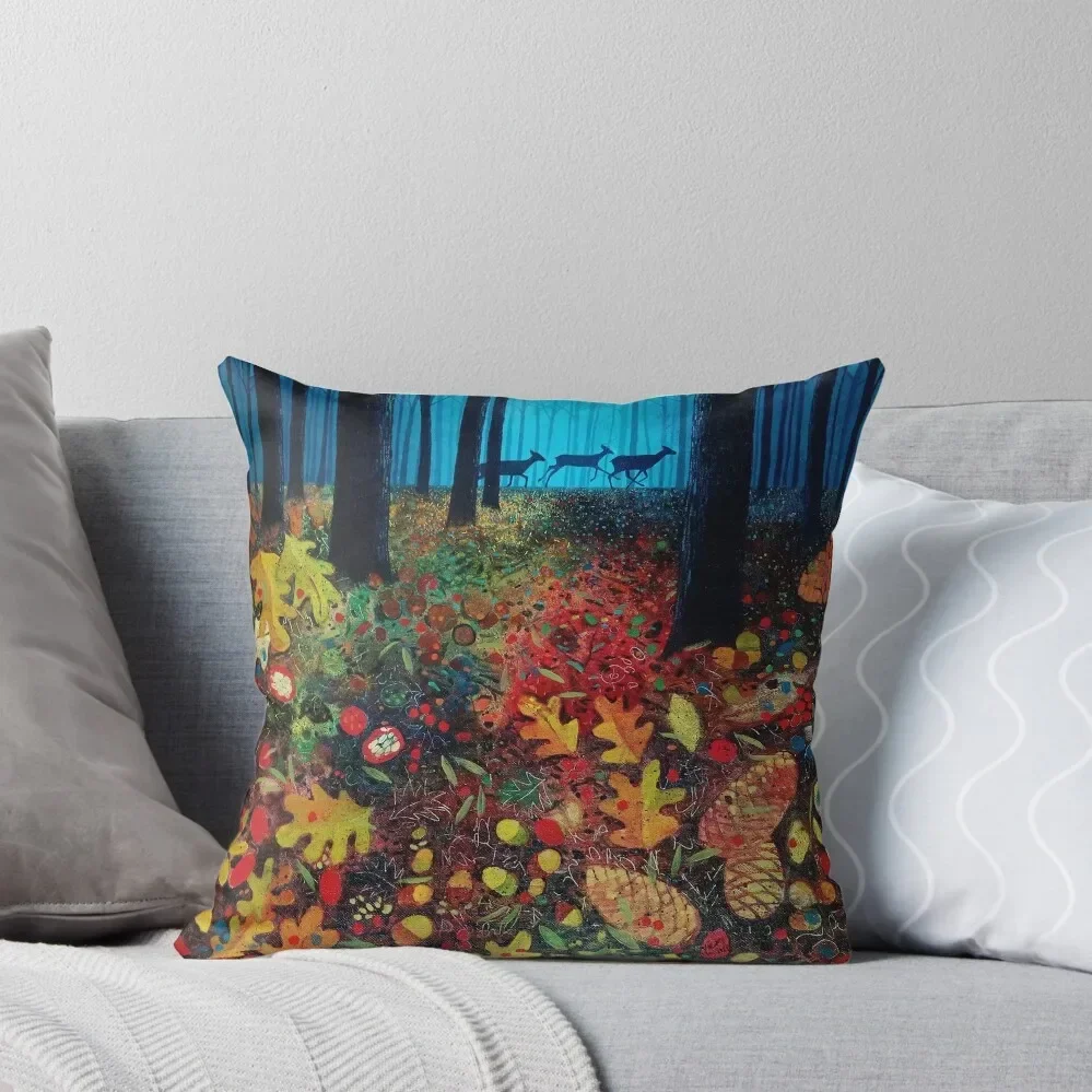 

Into the Woods Throw Pillow Decorative Pillow Covers For Sofa Couch Cushions pillow