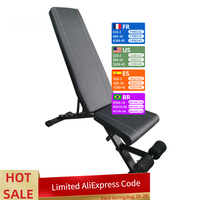 Hot Sale Multi-Functional Home Fitness Stool Adjustable Bird Folding Barbell Bench Press Chair Sit-Up Aid for Men Bell Bench
