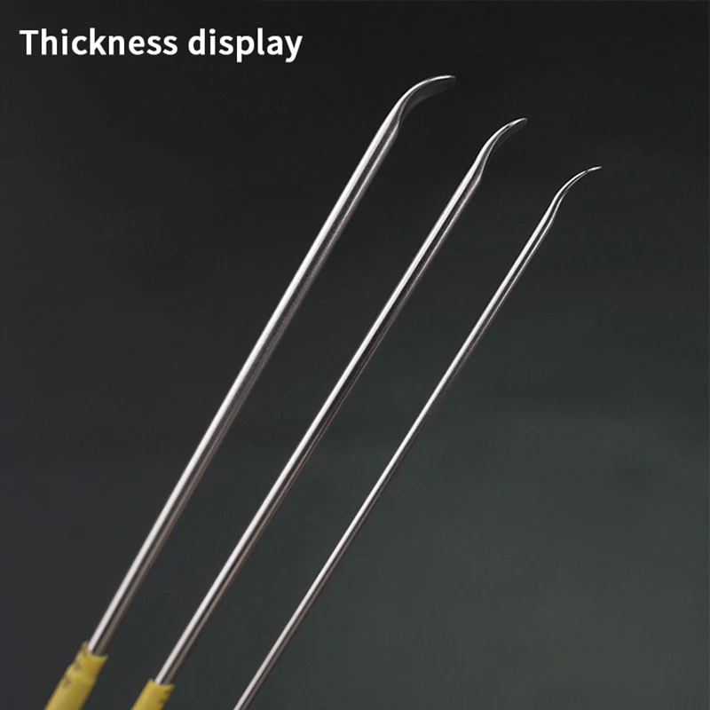 أدوات احترافية لقطف الأذن مزيل شمع الأذن كوريت أداة حفر مغرفة الأذن ملعقة منظف عصا من الفولاذ المقاوم للصدأ للعناية بالأذن #3