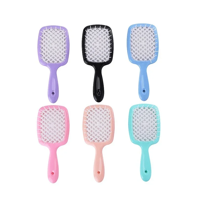 Professional Vented Hair Brush Salon Styling Tools Large Plate Combs Massage Girls Ponytail Comb for Home Use Drop Shipping