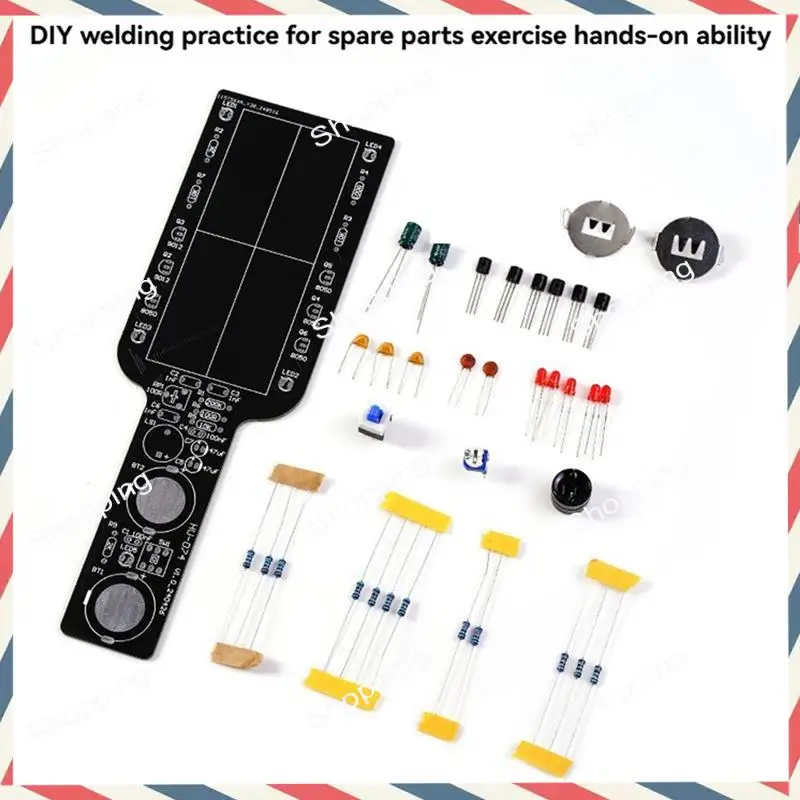 M20K DIY Metal Detector Electronic DIY Kit Simple Metal Locator Loose Parts Set Circuit Board Making Soldering Practice Kit