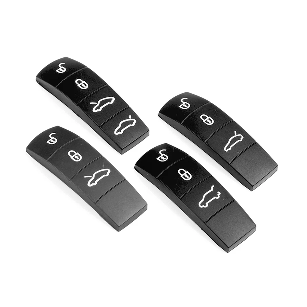 Remote Car Key Shell Rubber Pad For Porsche Cayenne 9YA Macan 911 Boxster Cayman Panamera 971 718 Silicone Key Button Replace