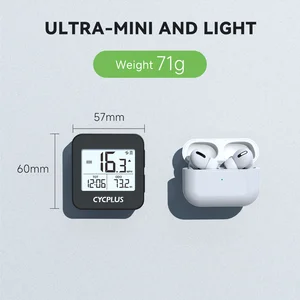 Cycplus gps bicicleta computador sem fio cronômetro ipx6 à prova dwaterproof água ciclismo odômetro acessórios da bicicleta velocímetro 10 principais vendas relógio corrida com gps - №4