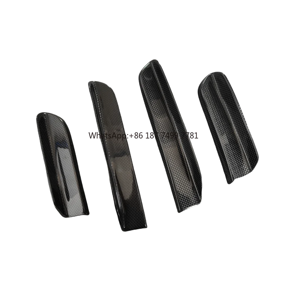 

Suitable for Upgrading . F8 to Dry Carbon Fiber Front Bumper, Side Wind Blade, Body Kit, Turbulence Control