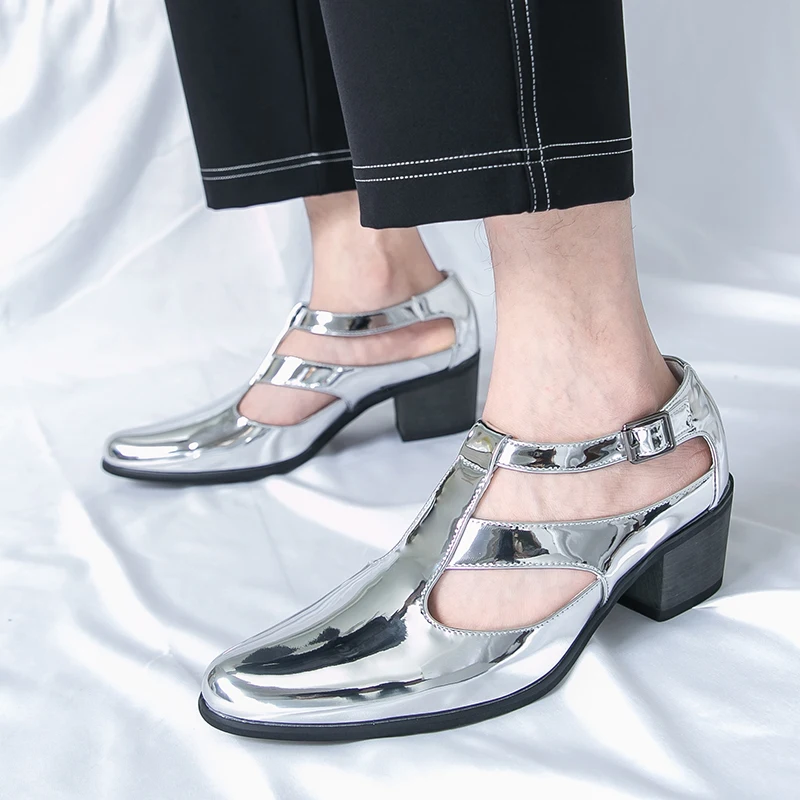 Nuovi sandali estivi Scarpe in pelle da uomo comode, leggere, personalizzate, belle, alla moda, popolari, One Step