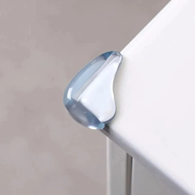 1-6pcs Transparent Table Corner Protector, Edge Sticker, Glass Corner Furniture, Silicone Corner Protector, Table Anti-Collision image 2