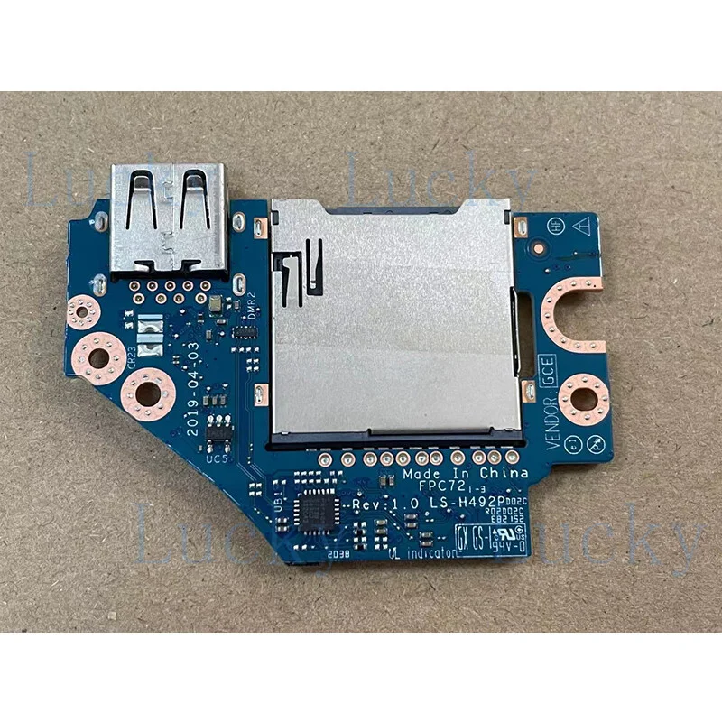 f   For HP Omen5 PLUS 17-CB USB Board SD Card Small Board TPN-C144 LS-H492P