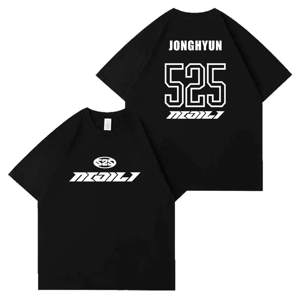 Kpop Shinee 525 Minho Key Onew 2025 World Tour Konser T-Shirt for Men Women Printed Graphic Cotton TShirt Loose Short Sleeve Top