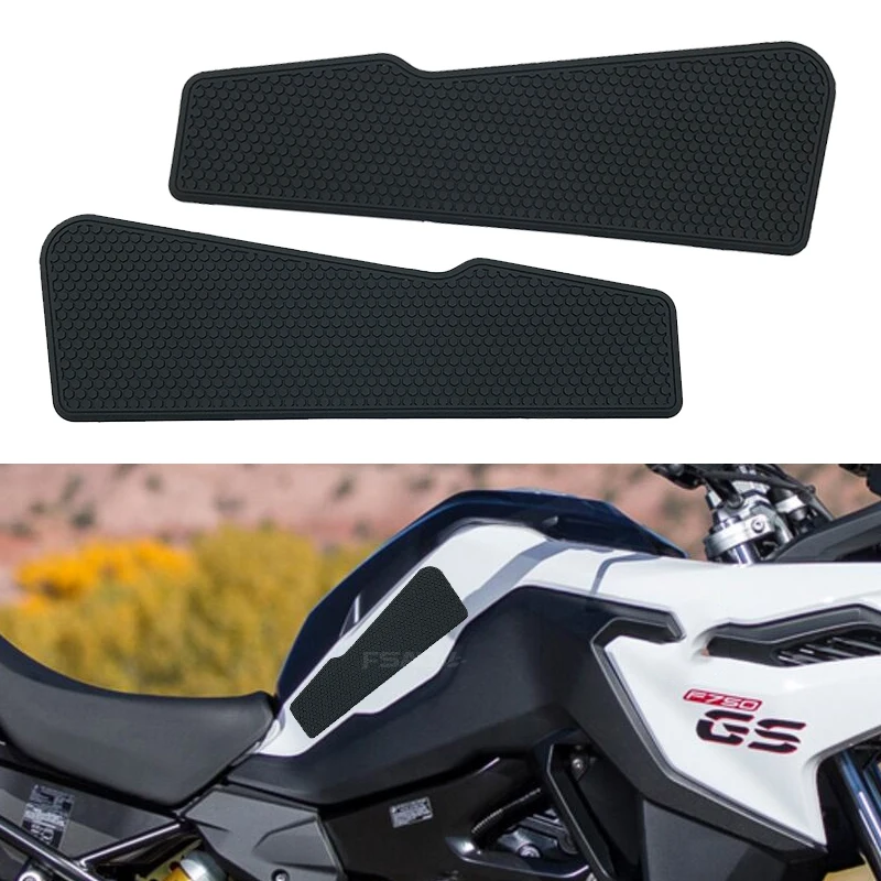 

For BMW F750GS F850GS Oil tank Protector Anti slip tank grip Decals F 750 850 GS 2018-2023 2022 Motorcycle Tank Pad Sticker