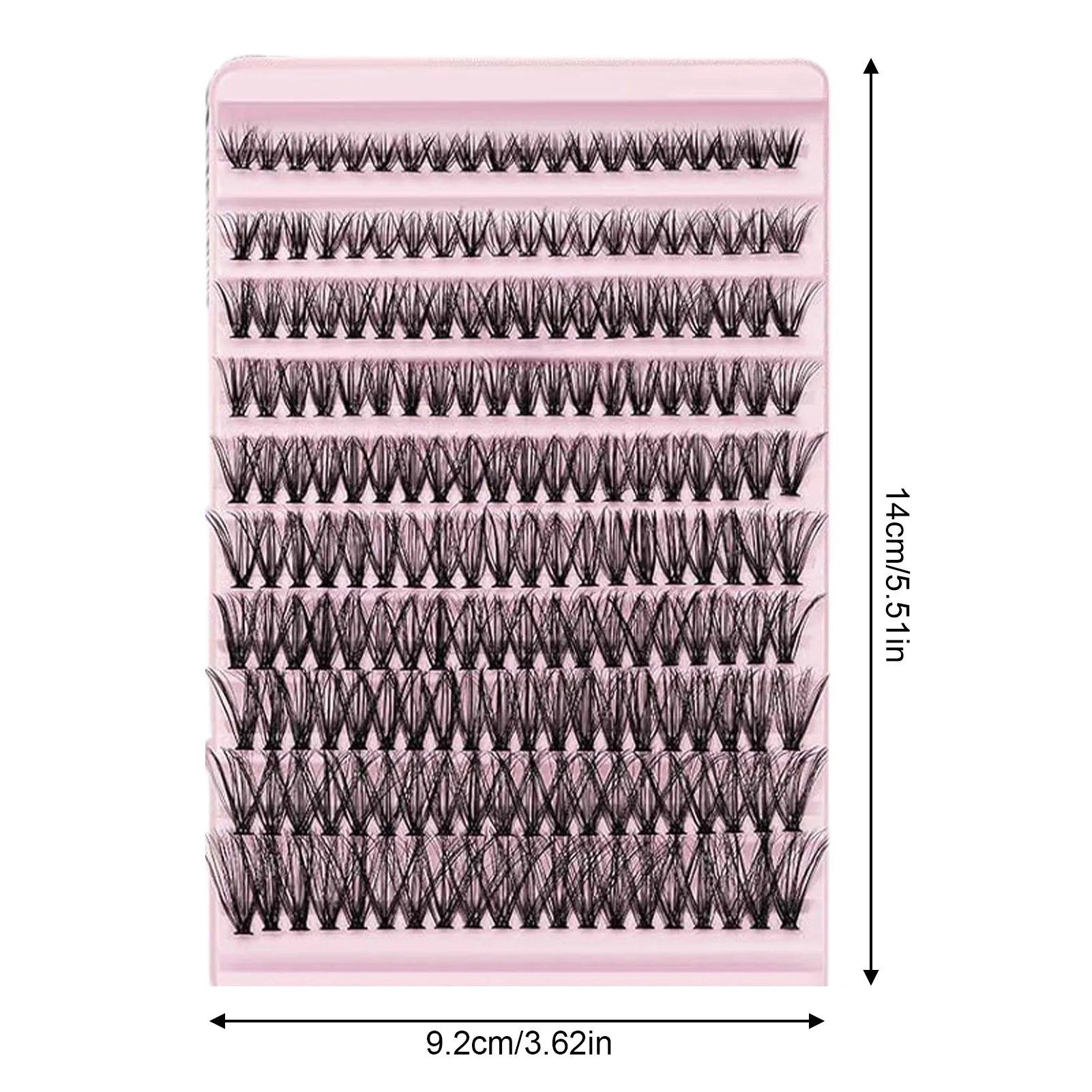 Estensioni ciglia individuali fai-da-te Set di ciglia a grappolo 40D Bond and seal kit di strumenti per pinzette per colla per ciglia Forniture per ciglia finte